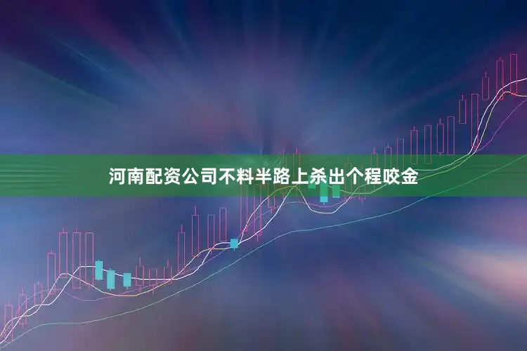 河南配资公司不料半路上杀出个程咬金